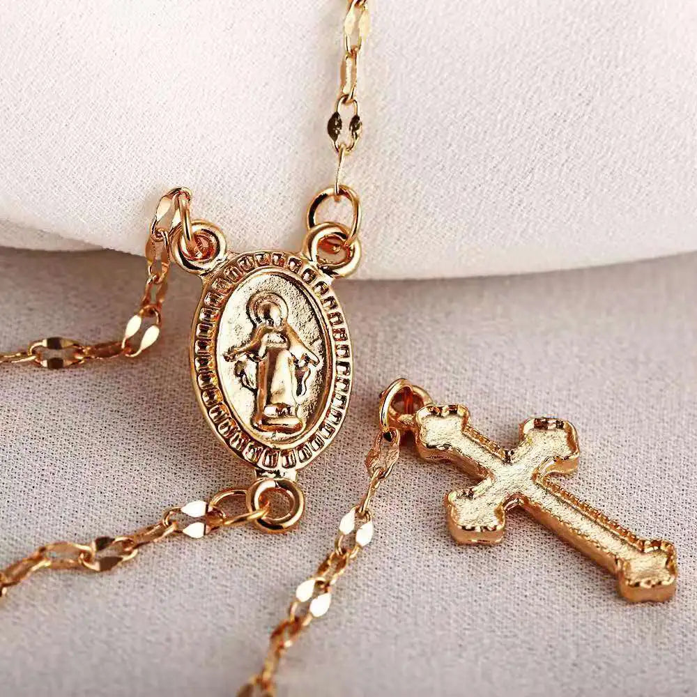 R&B | Elegante Rosenkranz Kette für Damen