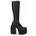 EB | Kniestiefel mit hohem Absatz: Damenmode 2024