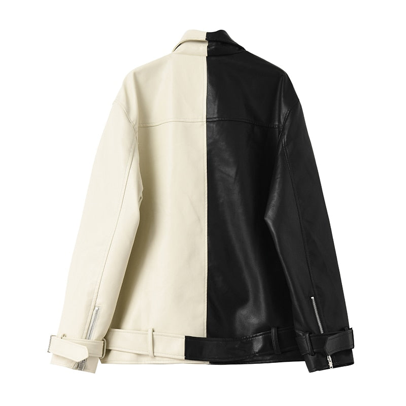 R&B | Zeitlose Lederjacke Mit Glattem Finish