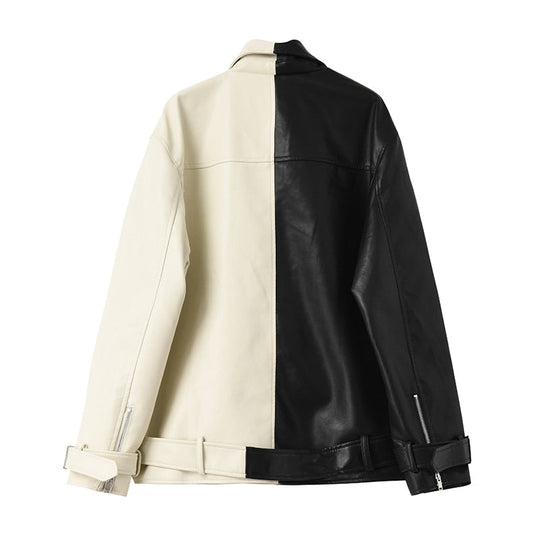 R&B | Zeitlose Lederjacke Mit Glattem Finish