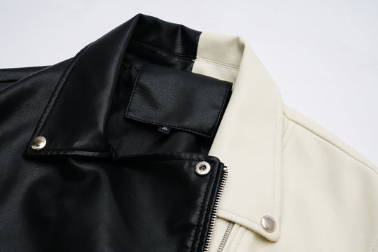 R&B | Zeitlose Lederjacke Mit Glattem Finish