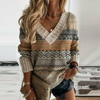 R&B | Bedruckter Strickpullover