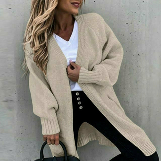 R&B | Lockerer Fester Strickjacke