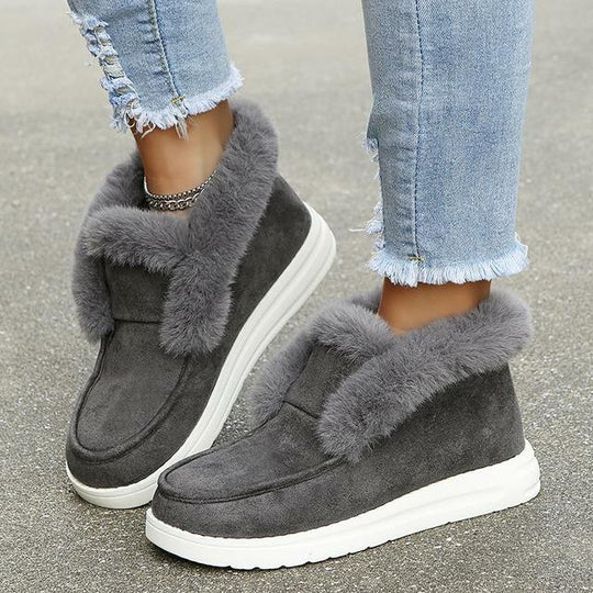 Warme Plüsch Schneestiefel R&B