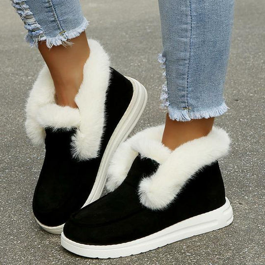Warme Plüsch Schneestiefel R&B