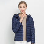 R&B | Daunenjacke mit Kapuze Damen