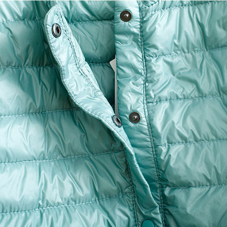 R&B | Daunenjacke ohne Kragen "Elegance Essential"
