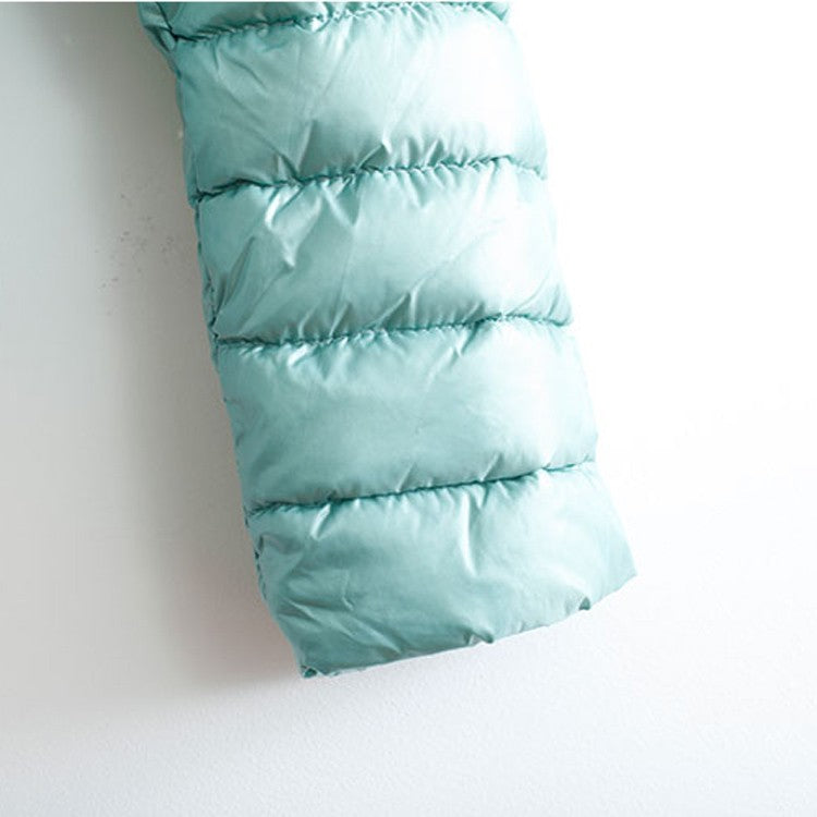 R&B | Daunenjacke ohne Kragen "Elegance Essential"