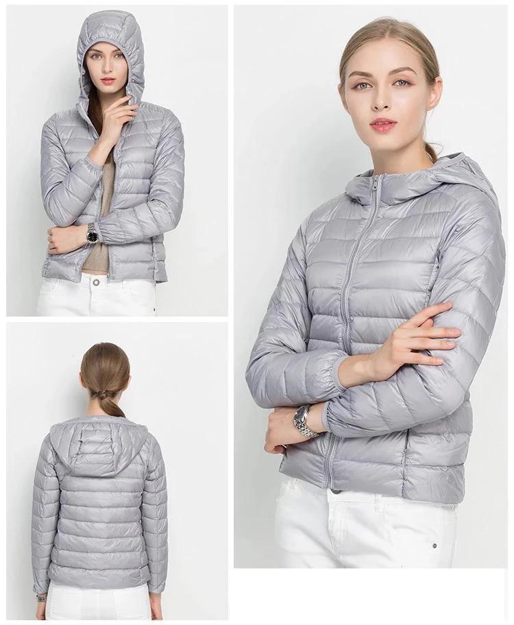 R&B | Daunenjacke mit Kapuze Damen
