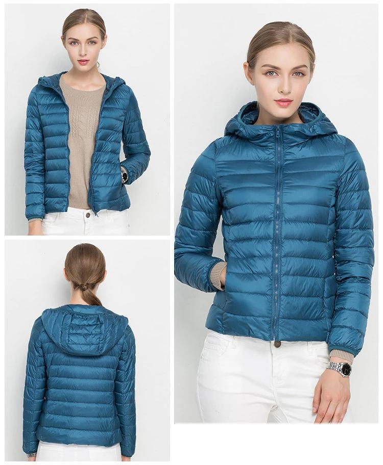 R&B | Daunenjacke mit Kapuze Damen