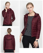 R&B | Daunenjacke mit Kapuze Damen