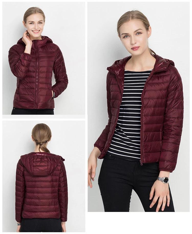 R&B | Daunenjacke mit Kapuze Damen