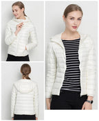 R&B | Daunenjacke mit Kapuze Damen