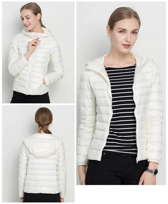 R&B | Daunenjacke mit Kapuze Damen