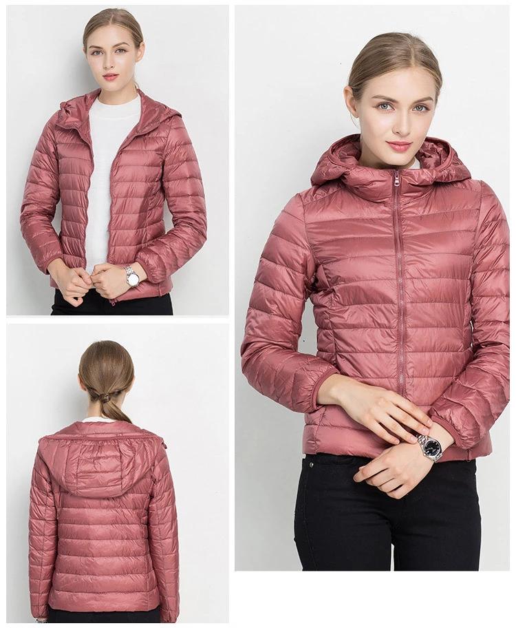 R&B | Daunenjacke mit Kapuze Damen