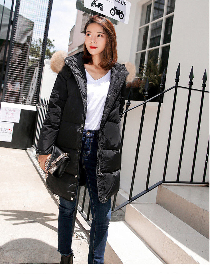 R&B | Arctic Luxe - Elegante lange Jacke