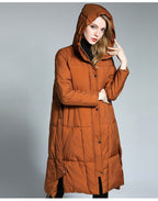 R&B | Lange Pufferjacke mit Kapuze Isolierter Komfort Stilvoll und Praktisch