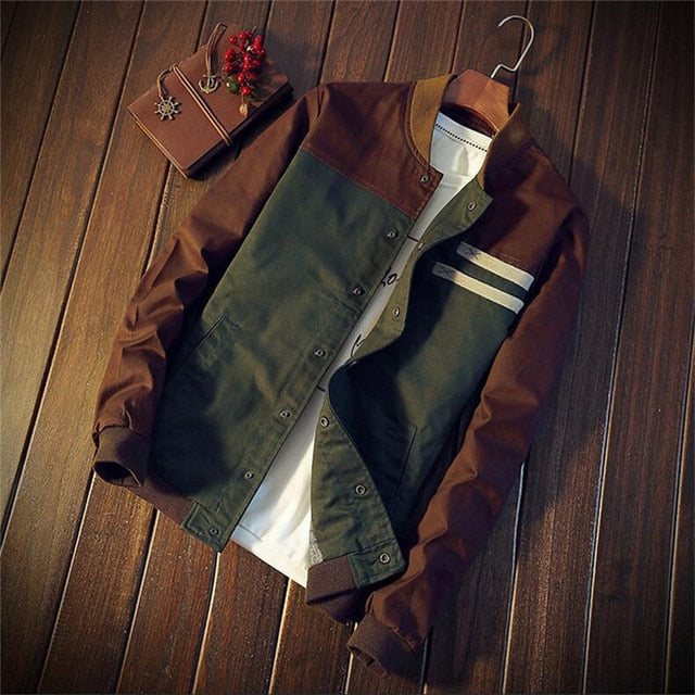 R&B | Leichte Herren Bomber Übergangsjacke im Vintage-Look
