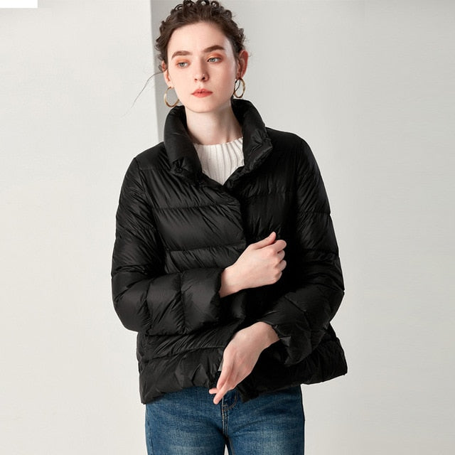 R&B | Elegante Feder Ultra Light Daunenjacke Plus