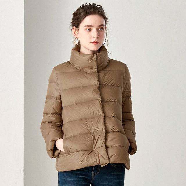 R&B | Elegante Feder Ultra Light Daunenjacke Plus