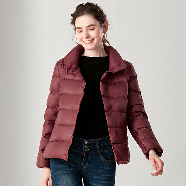 R&B | Elegante Feder Ultra Light Daunenjacke Plus
