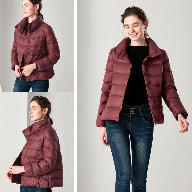 R&B | Elegante Feder Ultra Light Daunenjacke Plus