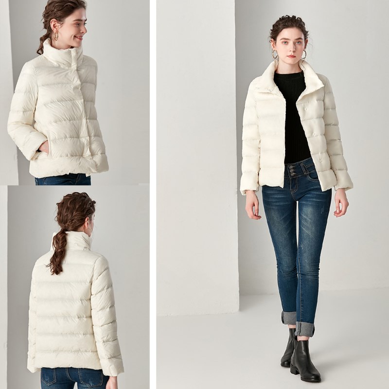 R&B | Elegante Feder Ultra Light Daunenjacke Plus