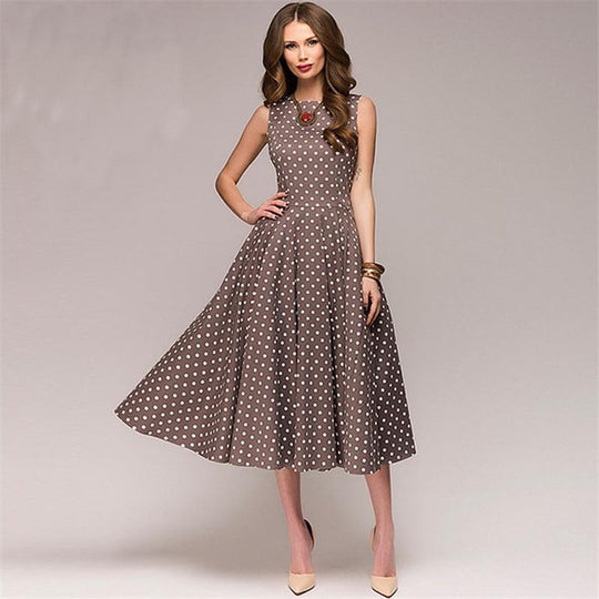 R&B | Vintage Gepunktetes Kleid Ferna