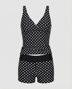 R&B – Figurschmeichelnder Damen-Tankini, Tankini-Oberteil & Modische Shorts