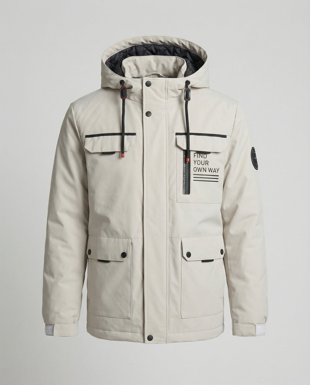 Herren Bikerjacke Leder Velours