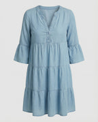 Damen Sommerkleid mit schwingendem Rock