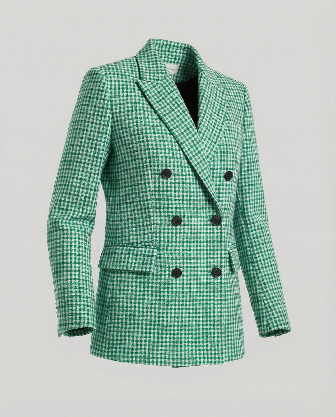 R&B | Kariertes Doppelbreasted Blazer