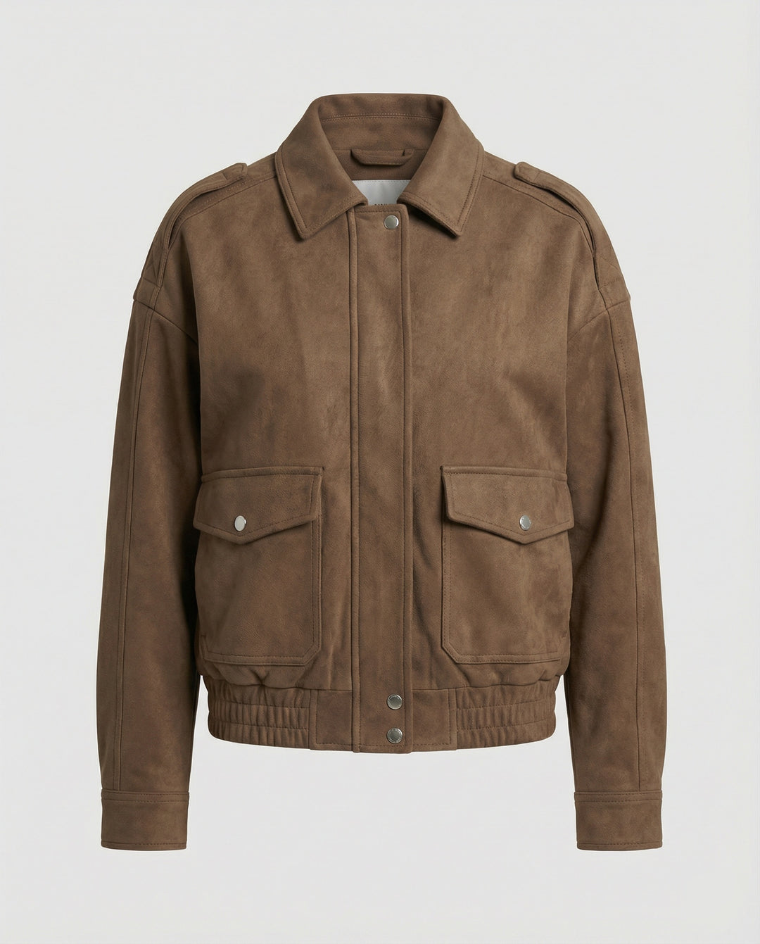 Freizeitkleidung Damen Velours Jacke Weit