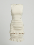 Freizeitkleid Damen Figurbetontes Minikleid