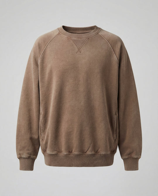 Freizeit Sweatshirt mit V-Ausschnitt