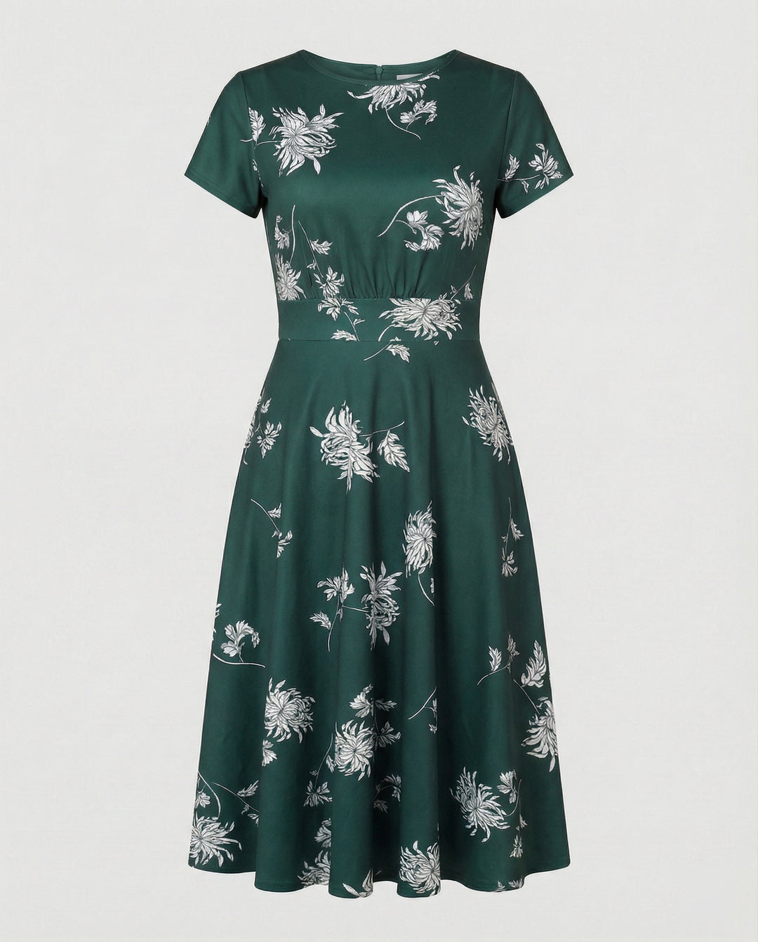 Damen Blumenkleid Midikleid Floral