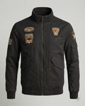 Herren Bomberjacke Militär Stil