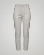 Damen Chino Stoffhose schmal mit hohem Bund