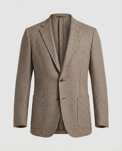 Herren Blazer Leinen Sakko leger
