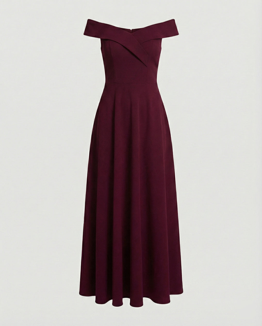 R&B | Elegantes Off-Shoulder Langes Catwalk Abendkleid