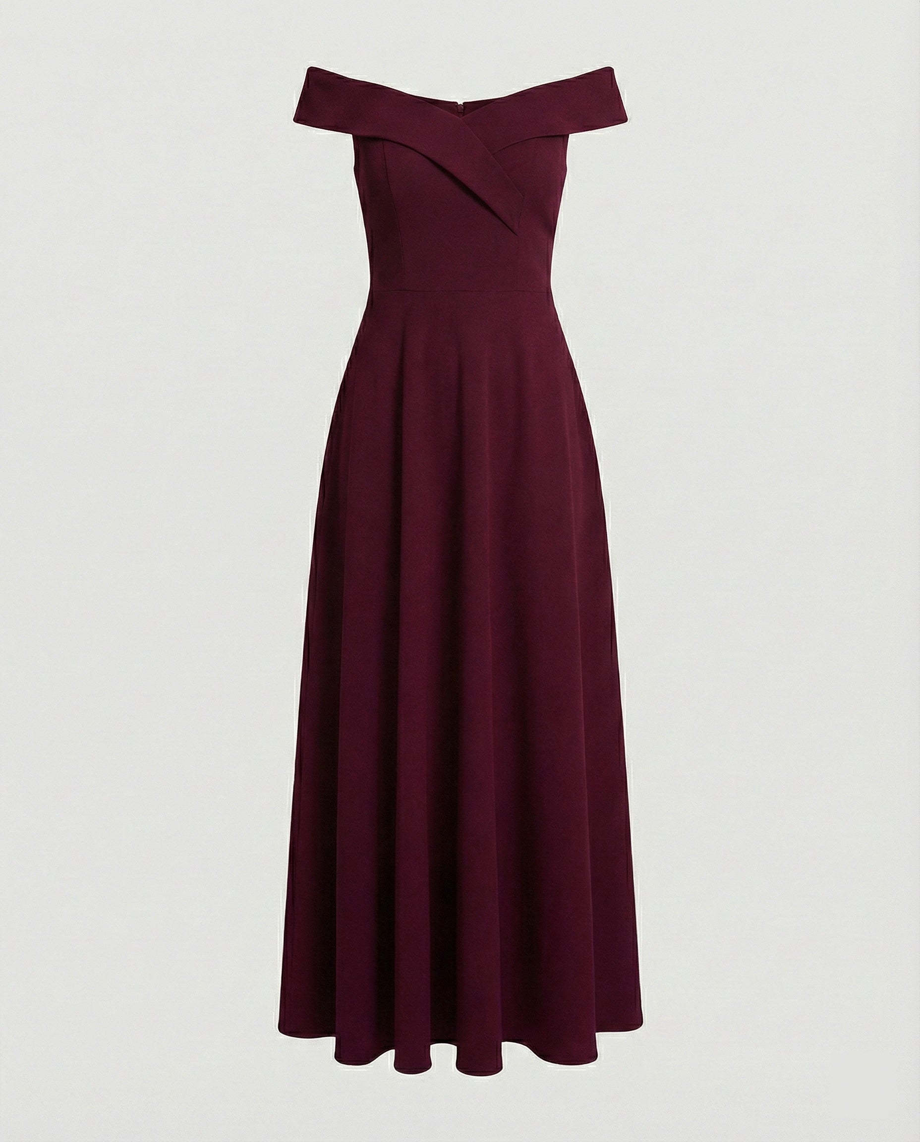 Heidi-Mode | Elegantes Off-Shoulder Langes Catwalk Abendkleid