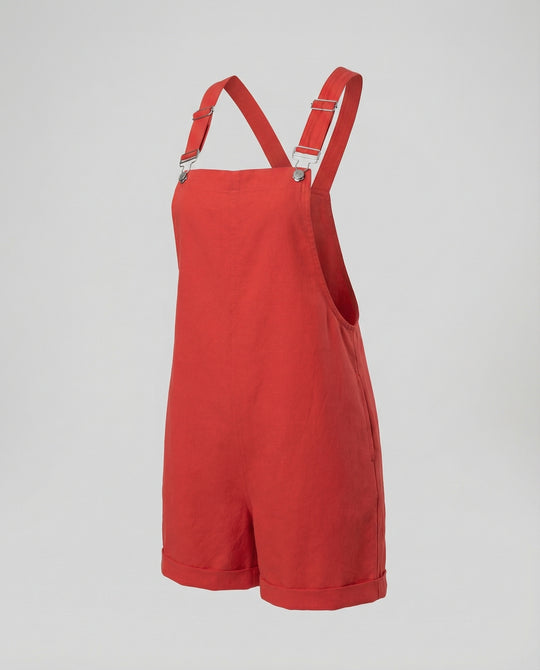 Damen Latzshorts Einteiler Casual