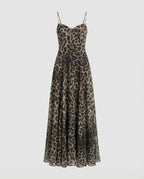 Damen A Linien Kleid mit Print