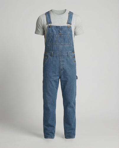 Herren Jeans Latzhose Weit