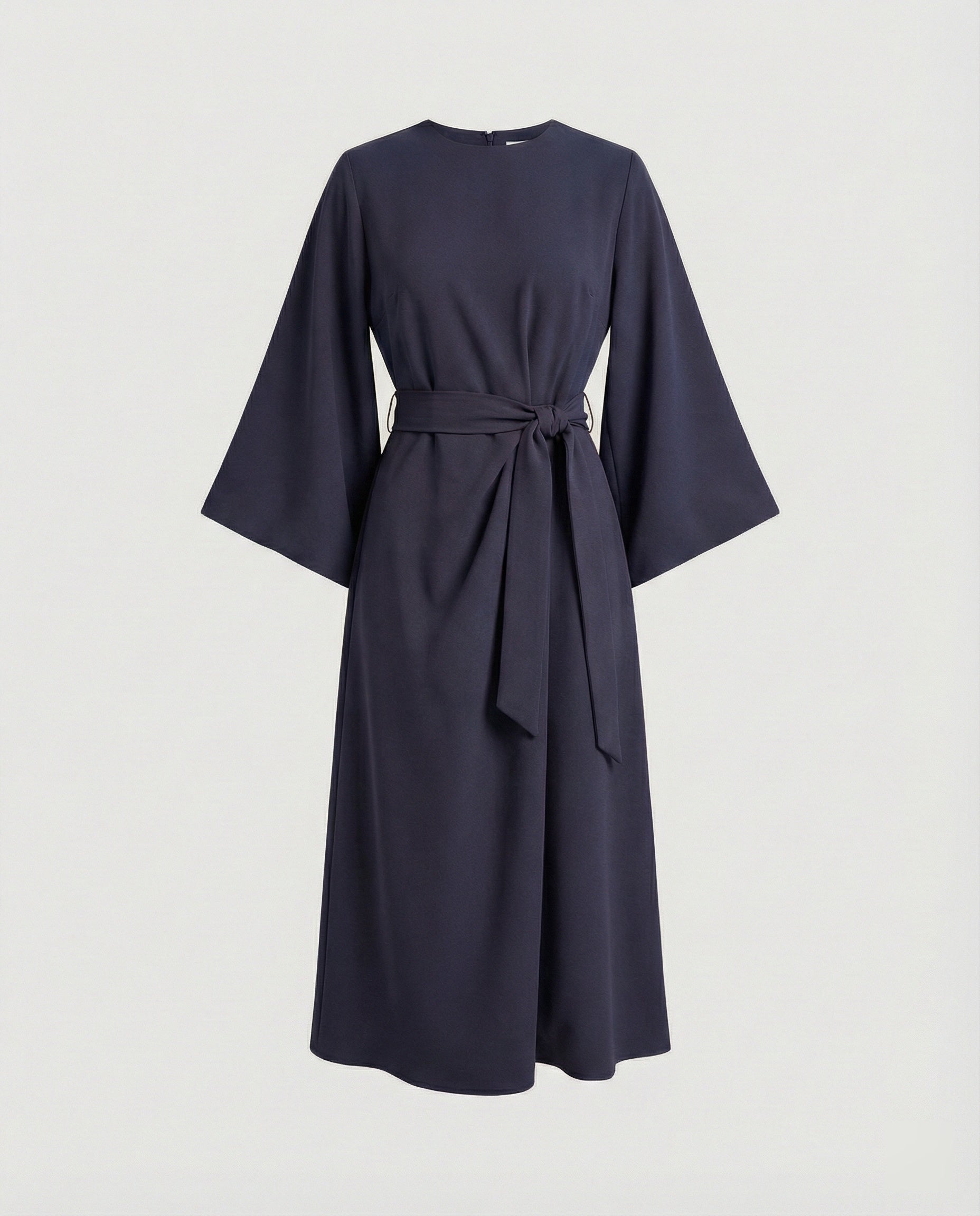 Heidi-Mode | Elegantes Kleid mit Laternenärmeln und Gürtel