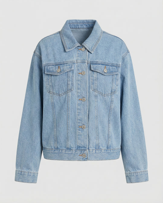 Damen Jeansjacke Damen Oversize