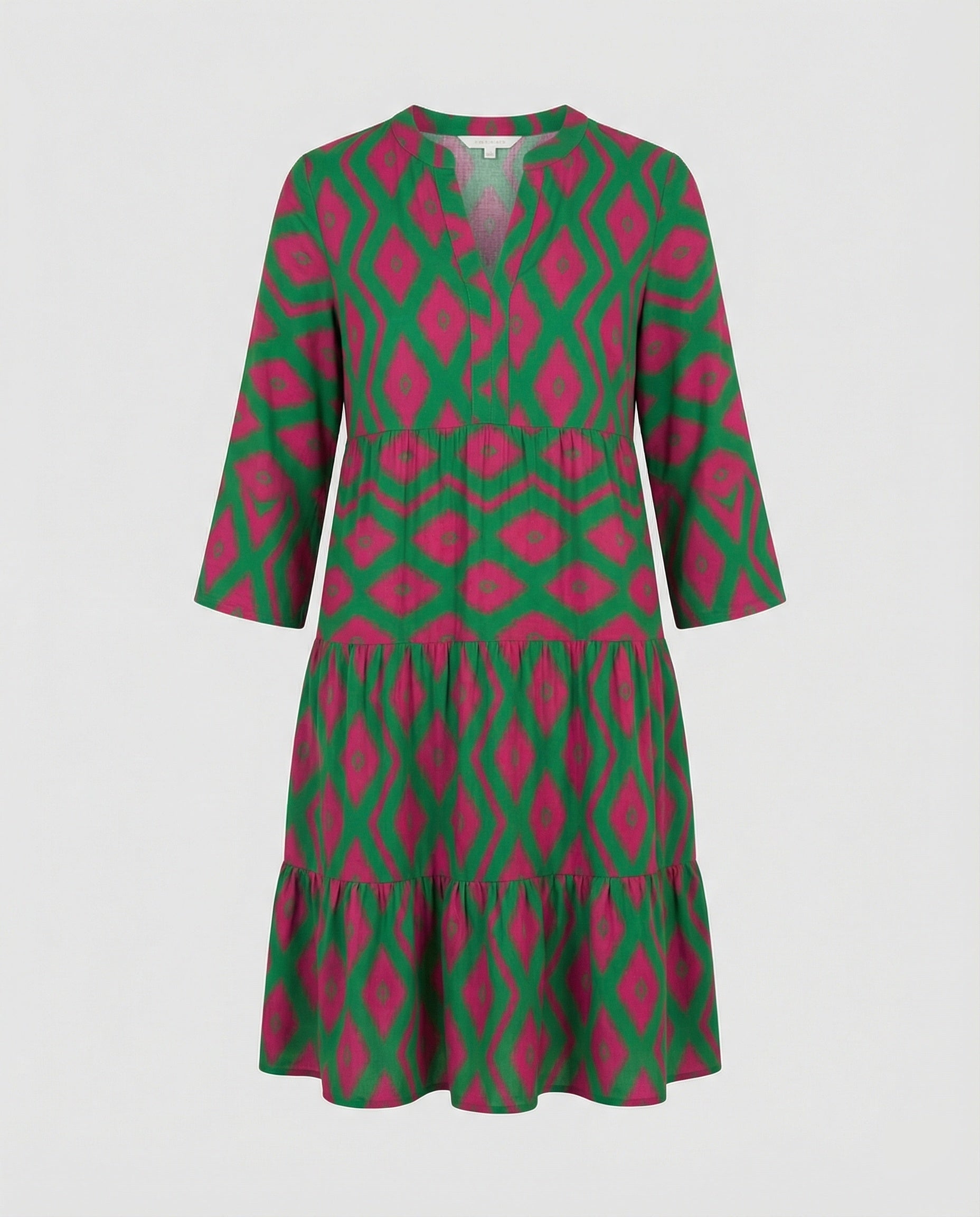 Damen Luftiges Sommerkleid mit verspieltem Print