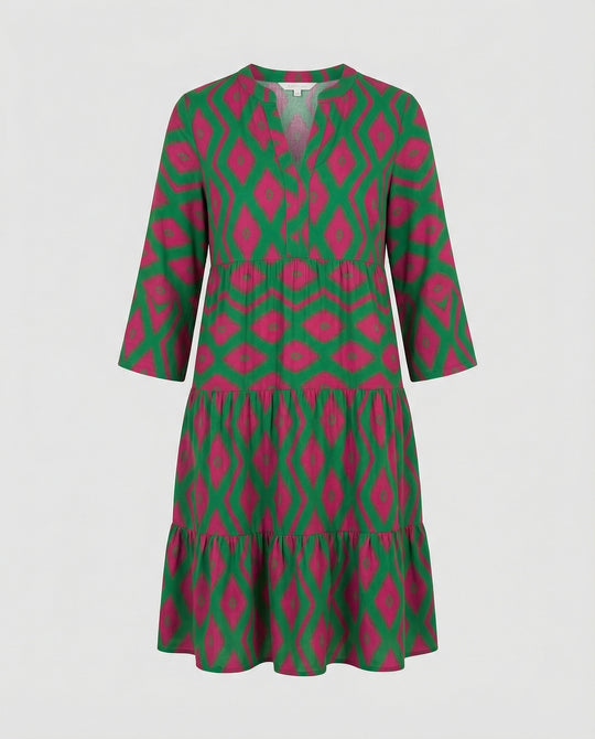 Damen Luftiges Sommerkleid mit verspieltem Print