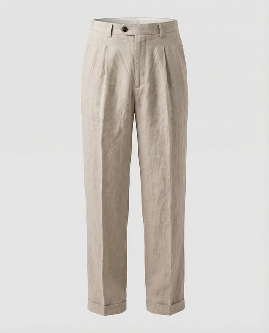 Herren elegante und bequeme Leinenhose R&B