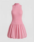 Damen Kleid mit ärmellosem, figurbetontem Oberteil und voluminösem Rock R&B